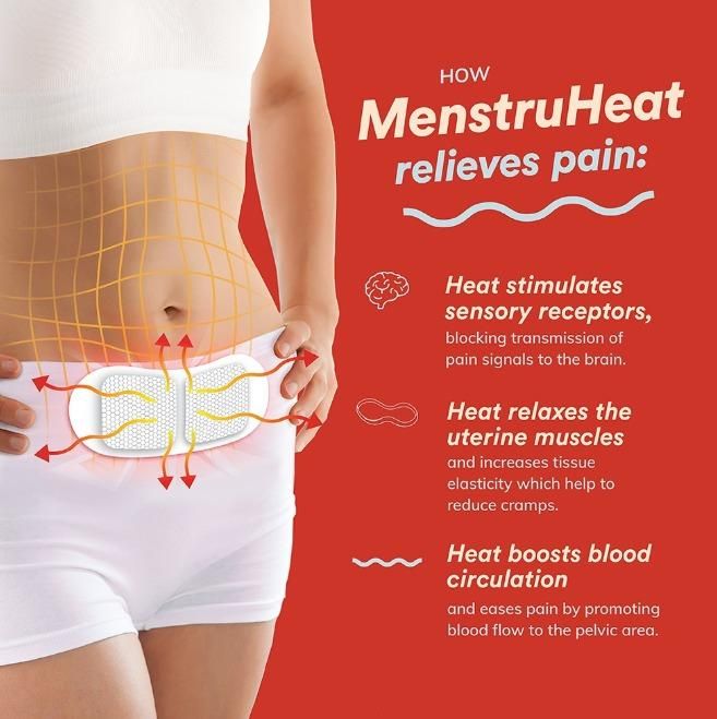 Buy Menstruation Pain Relief Pad 8Pcs Online