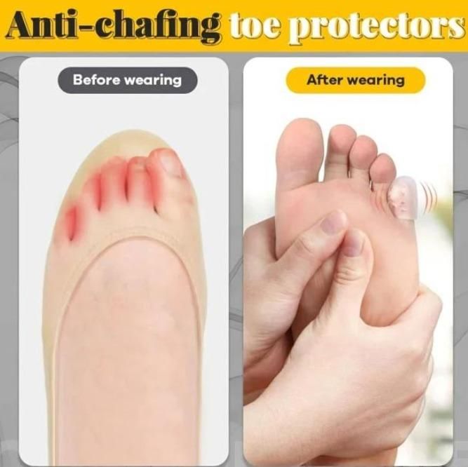 Silicone Anti-Friction Toe Protector (Pack Of 2)