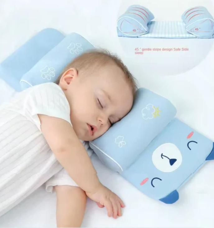 Baby Shaping Head Support Pillow – Soft, Ergonomic Newborn Head Cushion