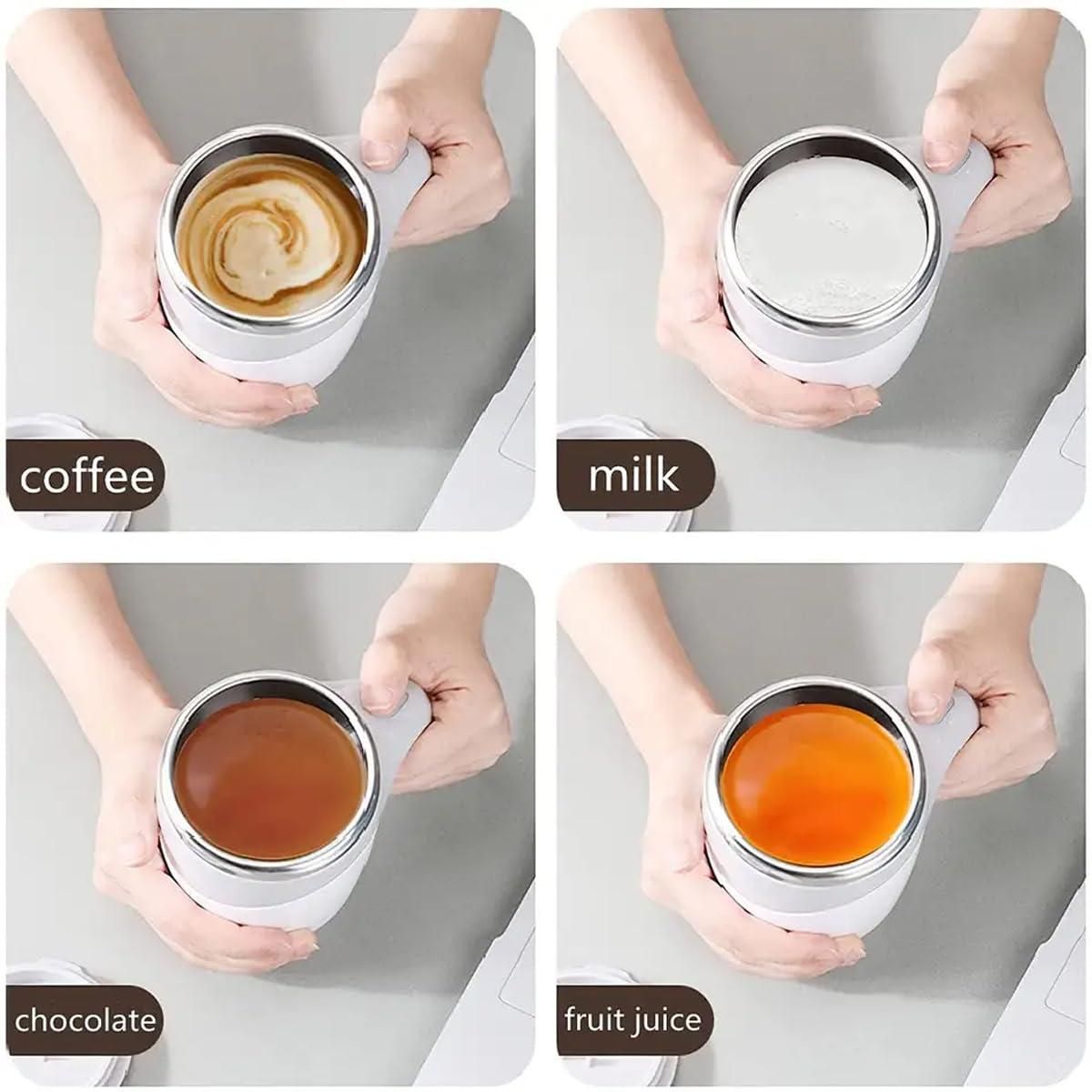 Buy Self Stirring Magnetic Mug Online – Automatic Coffee & Tea Mixer Cup