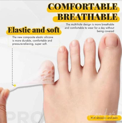 Silicone Anti-Friction Toe Protector (Pack Of 2)