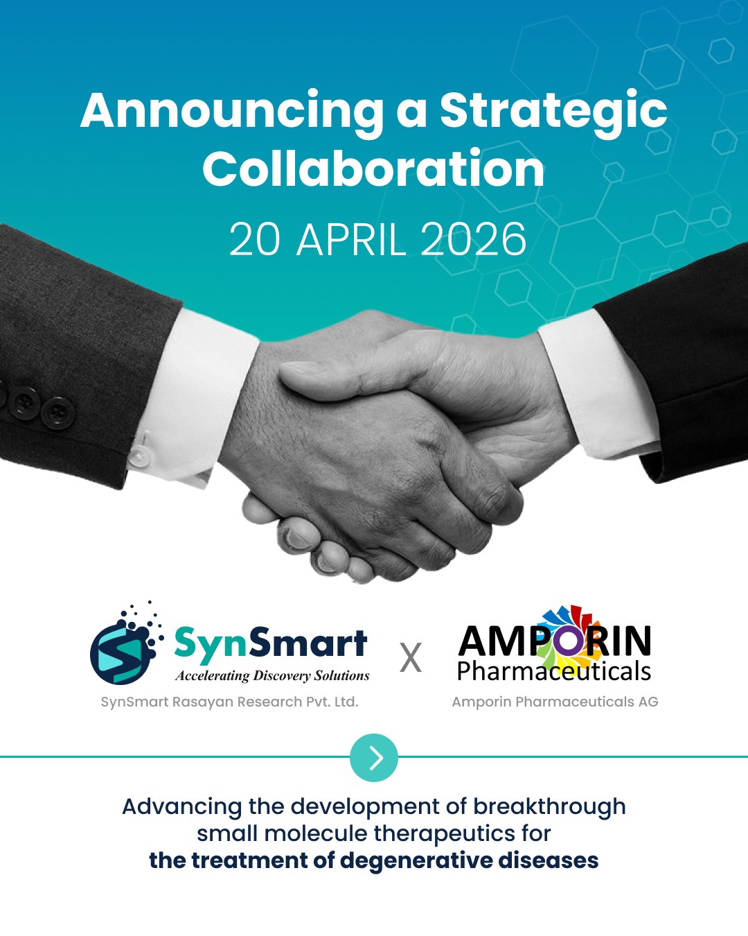 SynSmart and Amporin Pharmaceuticals collaboration